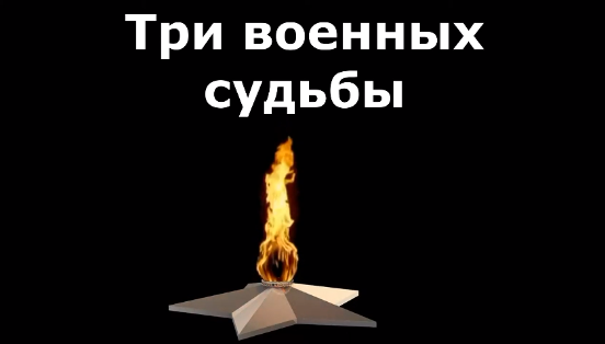 Три военных судьбы.